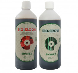 Комплект базовых удобрений BioBizz Grow+Bloom 2x1 л