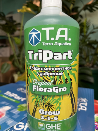 Удобрение TriPart Gro Terra Aquatica (Flora Gro GHE) 1 л