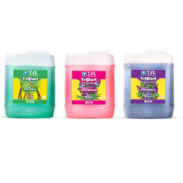 Комплект удобрений Flora Series HW GHE (Tripart Terra Aquatica Grow+Micro+Bloom) 3x5 л