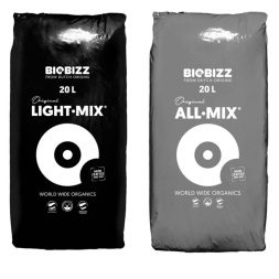 Комплект грунтов BioBizz (LightMix+AllMix) 20 л x 2 шт