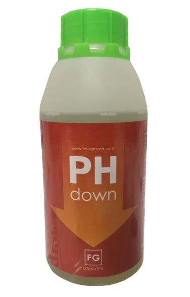 Комплект регуляторов pH Down / Ph Up жидкий FreeGrower 0,5 л