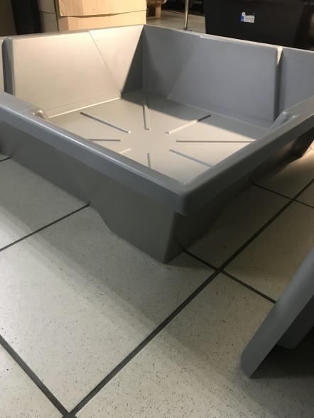 Комплект для гроутента 940х940х220 мм (поддон+крышка)