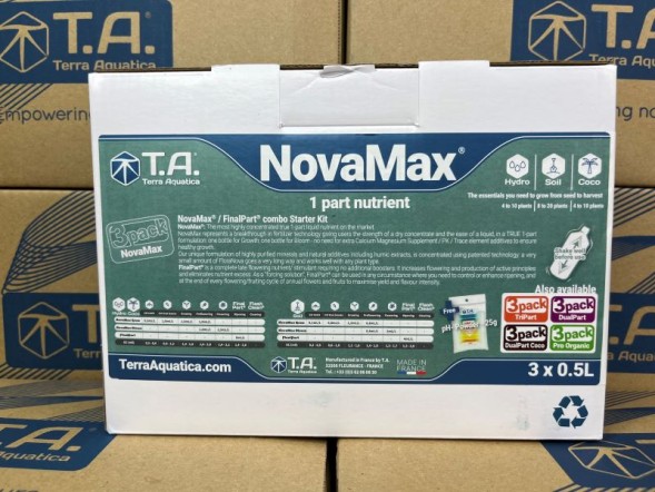 Комплект удобрений Tripart NovaMax (Grow+Bloom+Ripen) Set 3x0,5 л EU