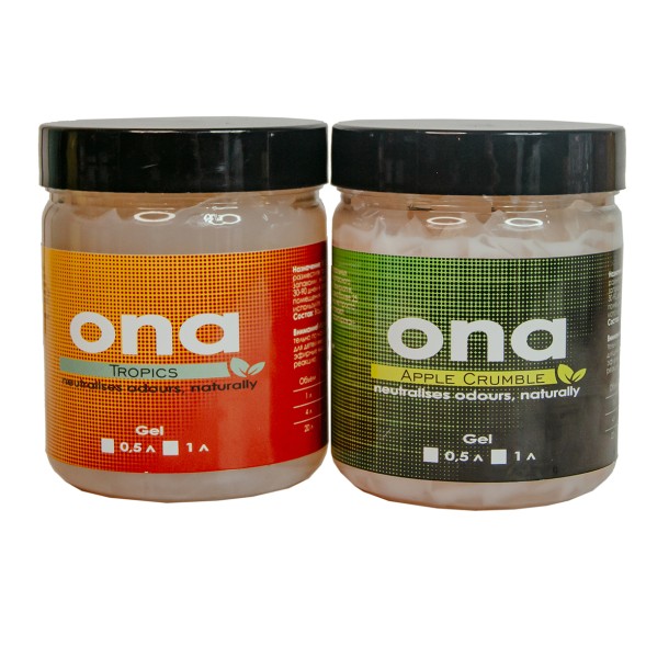 Комплект ONA гель (Apple Crumble + Tropics) 2x0,5 л