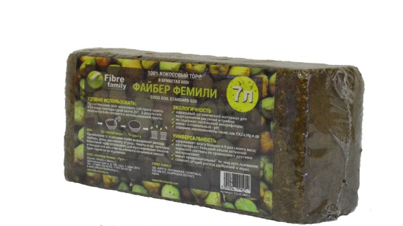 Кокосовый торф Fibre Family 650 г