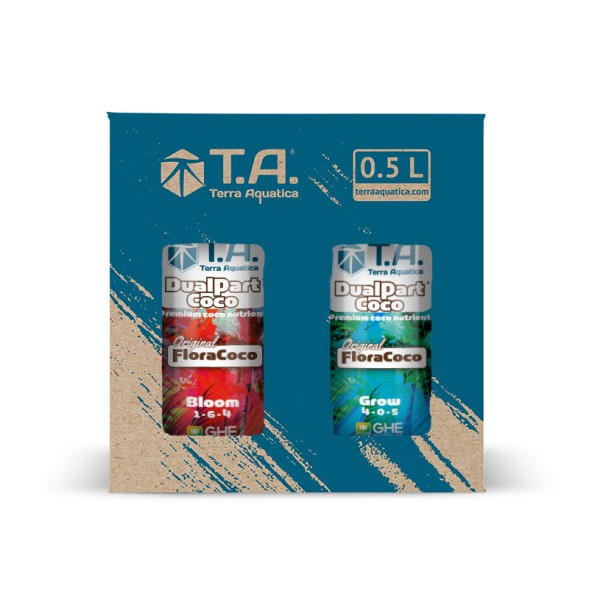 Комплект удобрений DualPart Coco (Flora Coco Grow + Flora Coco Bloom) 2x0,5 л