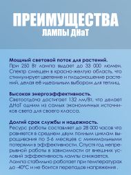 Лампа ДнаТ SUPER HPS Lamp 250 Вт
