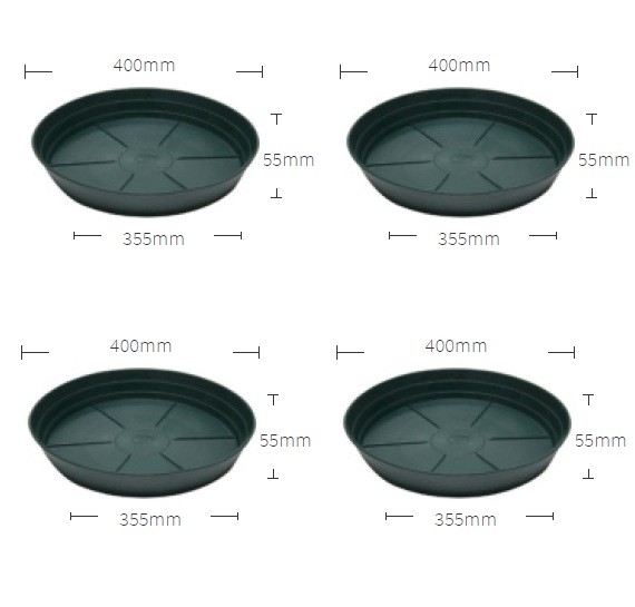 Глубокий поддон под горшок d35 см (hd14)  х 4 шт