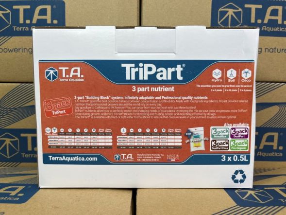 Комплект удобрений Tripart Set HW (Flora Series GHE) 3x0,5 л EU