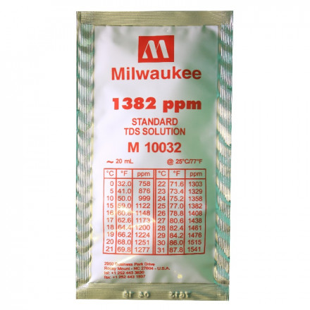 Калибровочный раствор Milwaukee 1382 ppm 