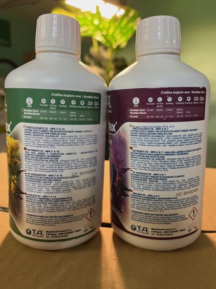 Комплект удобрений Flora NovaMax (Bloom + Grow) 2x0,5 л