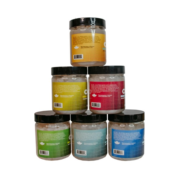 ONA гель комплект (Apple Crumble, PRO, Fresh Linen, Fruit Fusion, Polar Crystal, Tropics) 6x0,5 л