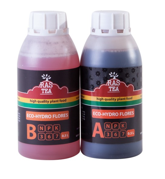 RasTea Eco-Hydro Flores A+B 0,5 л / удобрение минеральное