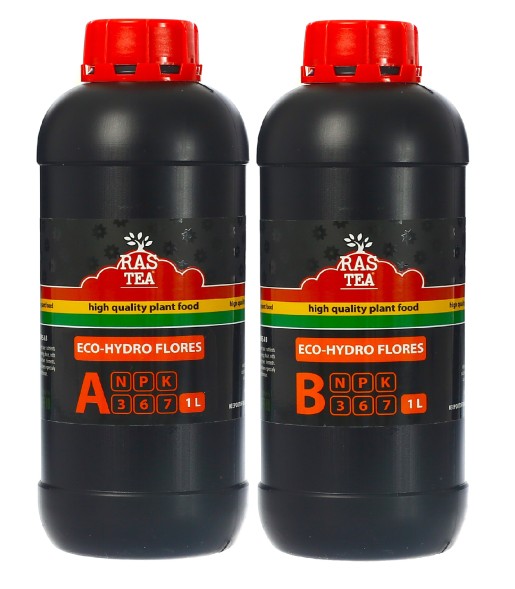 RasTea Eco-Hydro Flores A+B 1 л / удобрение минеральное