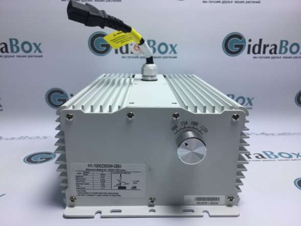 ЭПРА WHITE DIGITA HPS/MH 1000 W Double Ended edition S-plug