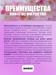 Субстрат BioBizz All-Mix Peat free 20 л
