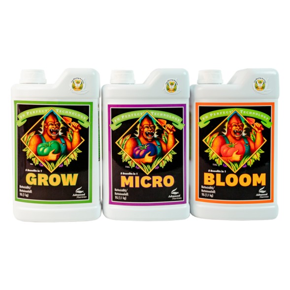 Комплект pH Perfect (Grow+Bloom+Micro) / Advanced Nutrients 3x1 л