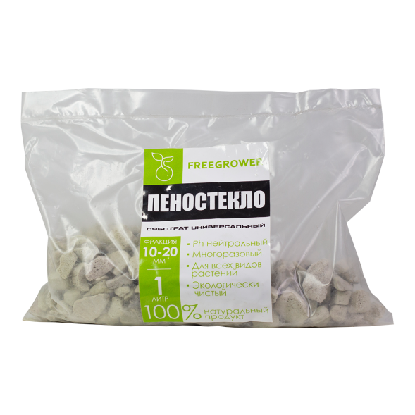 Пеностекло 1 л (фракция 10-20 мм)