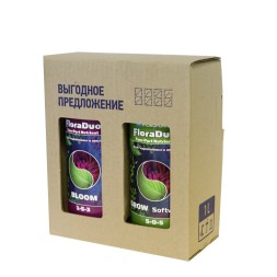 Комплект удобрений DualPart SW для мягкой воды (Flora Duo Grow SW+Flora Duo Bloom) 2x1 л
