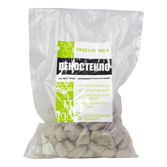 Пеностекло 1 л (фракция 20-30 мм)