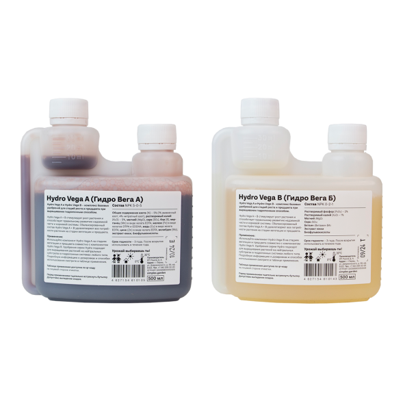 Удобрение Simplex Hydro Vega A+B 0,5 л