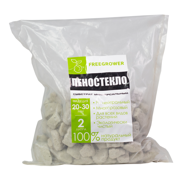 Пеностекло 2 л (фракция 20-30 мм)