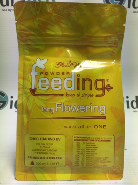 Удобрение Powder Feeding Long Flowering 0.5 кг