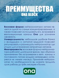 Нейтрализатор запаха ONA Block PRO 170 г