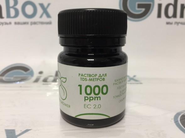 Калибровочный раствор для TDS метра 1000 ppm 40 мл