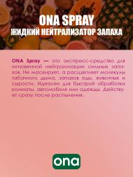 Нейтрализатор запаха спрей ONA Fruit Fusion 250 мл