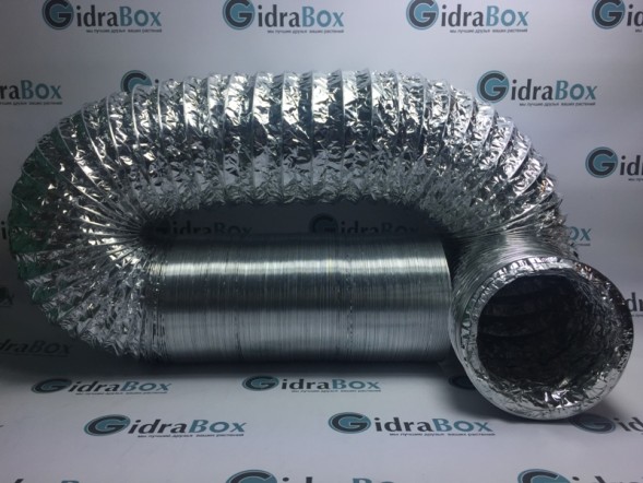 Гибкий алюминиевый воздуховод 152 мм 1 м