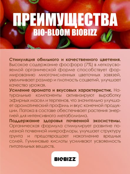 Удобрение Bio-Bloom BioBizz 5 л
