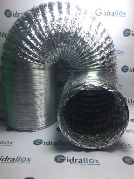 Гибкий алюминиевый воздуховод 254 мм 1 м