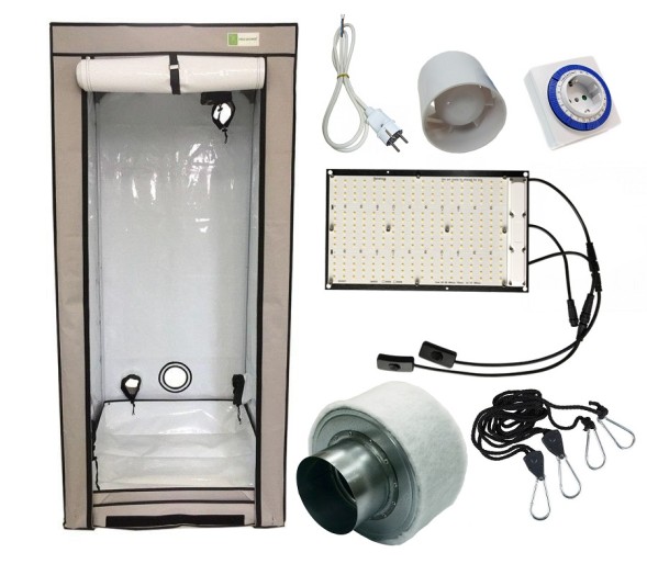 Гроубокс 60*60*140 см в сборе: LED Quantum Box