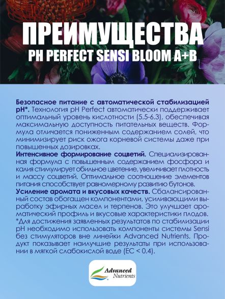 Sensi Bloom A+B 1 л | Advanced Nutrients
