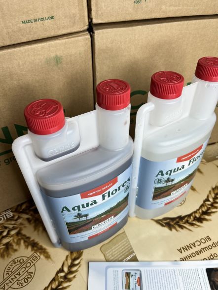 Удобрение CANNA Aqua Flores A+B 1 л