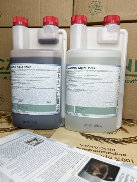 Удобрение CANNA Aqua Flores A+B 1 л