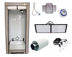 Гроубокс 80*80*160 см в сборе: LED Quantum Box