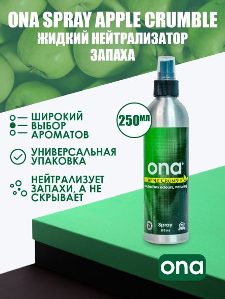 Нейтрализатор запаха спрей ONA Apple Crumble 250 мл