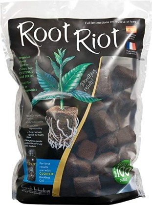 Кубики для клонирования рассады Root Riot упаковка 100 шт