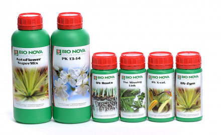 Комплект удобрений для автоцветущих растений BIO NOVA