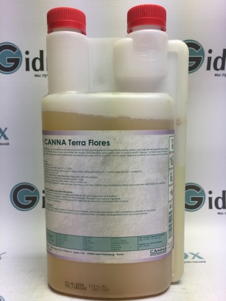 Удобрение CANNA Terra Flores 1 л