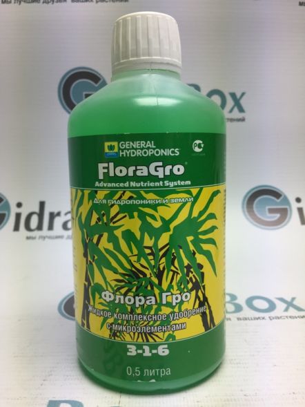 Удобрение TriPart Gro Terra Aquatica (Flora Gro GHE) 0,5 л уценка