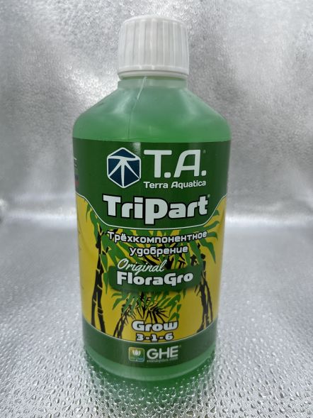 Удобрение TriPart Gro Terra Aquatica (Flora Gro GHE) 0,5 л уценка