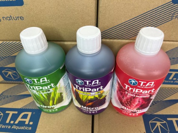Комплект удобрений Flora Series HW GHE (Tripart Terra Aquatica Grow+Micro+Bloom) 3x0,5 л