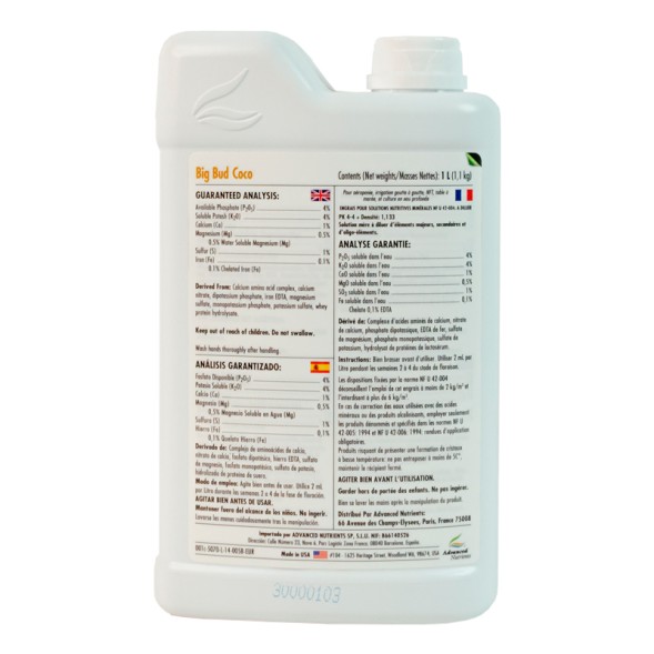 Big Bud Coco Liquid 1 л | Advanced Nutrients