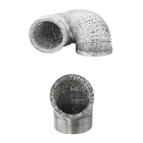 Гибкий алюминиевый воздуховод 127 мм 1 м