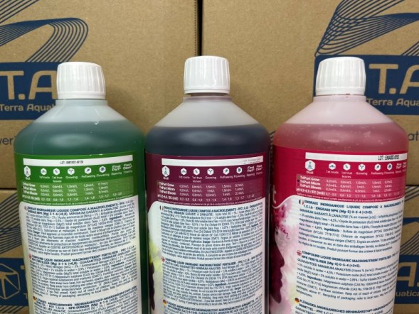 Комплект удобрений Flora Series SW GHE (Tripart Terra Aquatica Grow+Micro+Bloom) 3x1 л