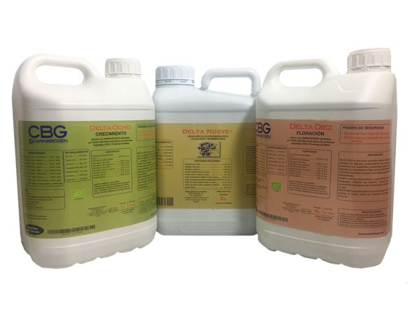 Комплект удобрений CannaBioGen (Delta 8 + 9 + 10) 3х5 л