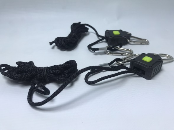 Подвесы регулируемые для фитолампы в гроубокс Rope Ratchet (нагрузка до 75 кг) х 2шт